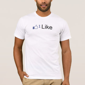 "Wie" Facebook mögen Sie Knopf-Shirt T-Shirt