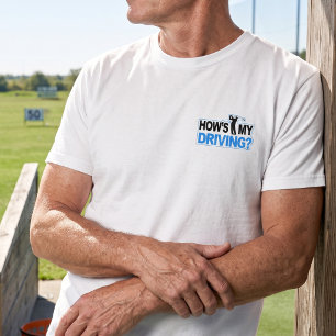 Wie Fahre Ich - Lustiger Golf-Wortwitz T-Shirt