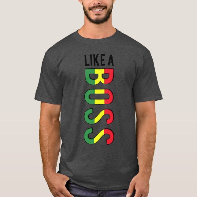 WIE Farben einer CHEF-Reggae T-Shirt (Vorderseite)
