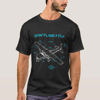 Wie Flugzeuge Funny Aviation Geschenk RC Flugzeug T-Shirt