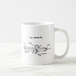 "Wie Flugzeuge" Kaffee-Tasse fliegen Kaffeetasse