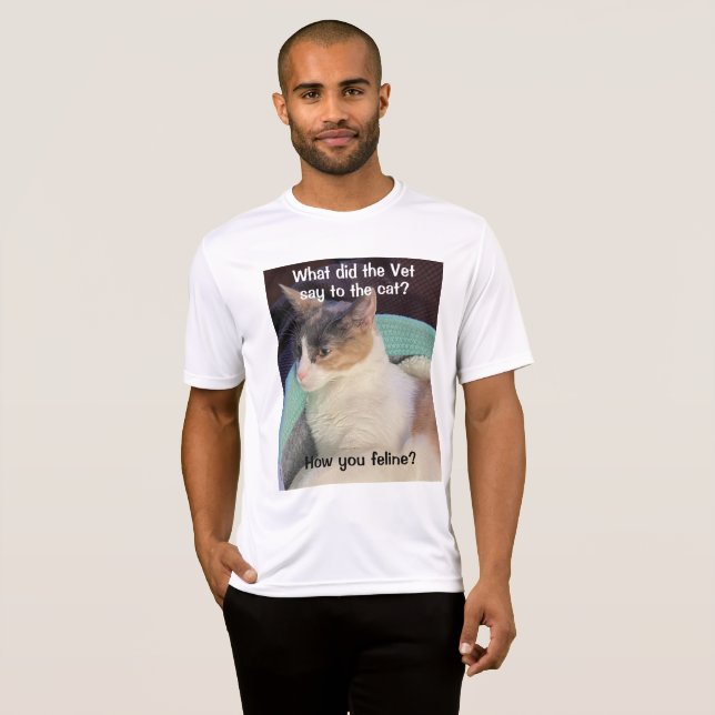 Wie fühlen Sie sich? Männerhoodie T-Shirt (Vorne ganz)