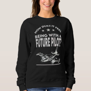 Wie fühlt es sich in Zukunft als Pilot-Flugzeug an Sweatshirt