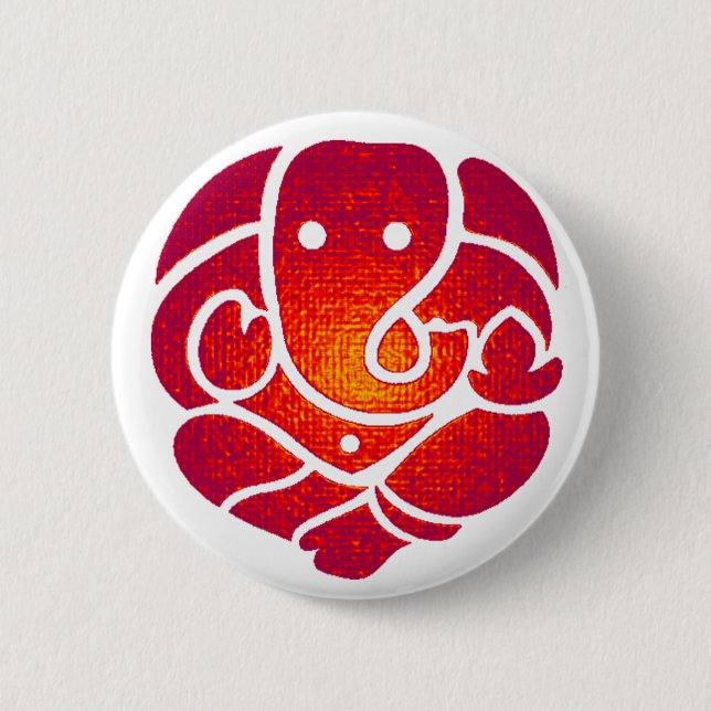 WIE GANESH DARSTELLT BUTTON (Vorderseite)