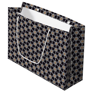 Wie Gänseblümchen-Muster-große Geschenk-Tasche Große Geschenktüte