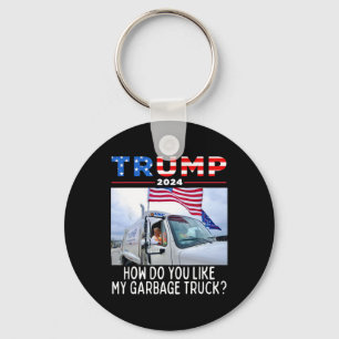 Wie gefällt Ihnen mein Garge Truck Voting Trump El Schlüsselanhänger