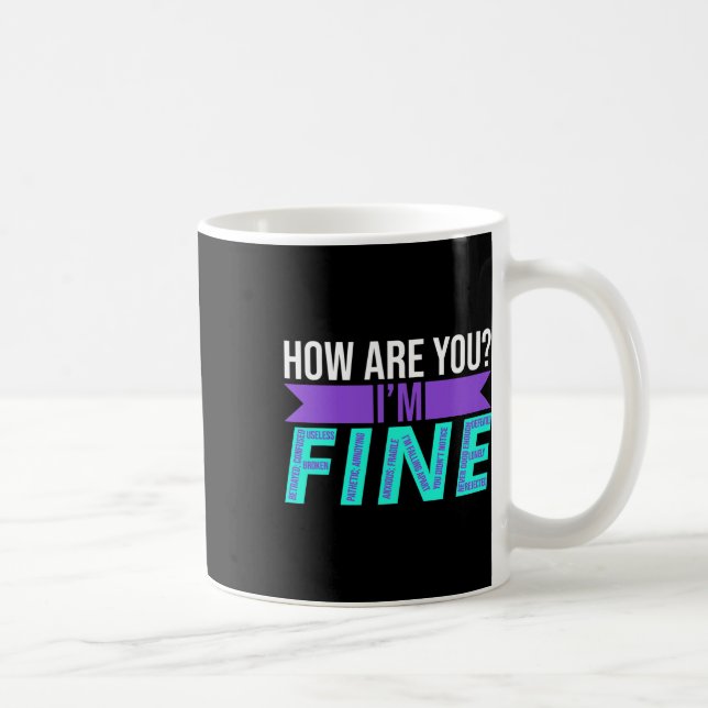 Wie geht es dir, dass ich ein gutes Bewusstsein fü Kaffeetasse (Rechts)