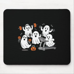 Wie Ghost Gym Halloween Shirt Fitness Weig Mousepad