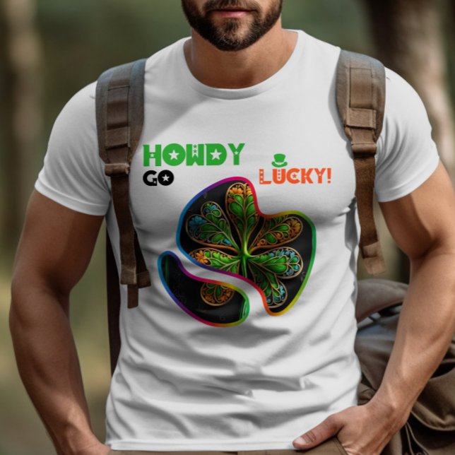 Wie glücklich! - Green Glow Dance Party T-Shirt (Von Creator hochgeladen)