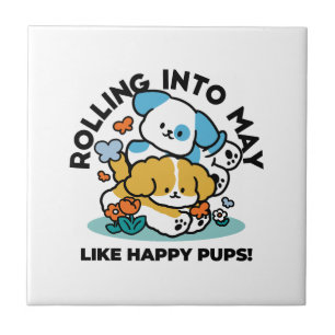 Wie glückliche Jungtiere in den Mai rollen - Niedl Fliese