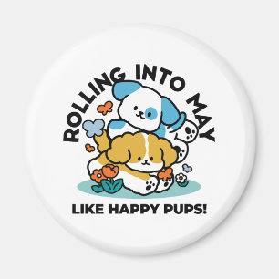 Wie glückliche Jungtiere in den Mai rollen - Niedl Magnet