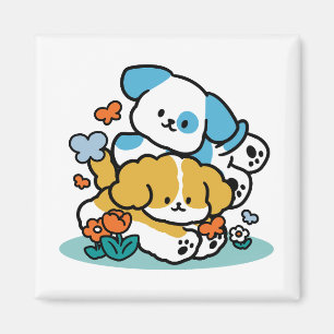 Wie glückliche Jungtiere in den Mai rollen - Niedl Magnet