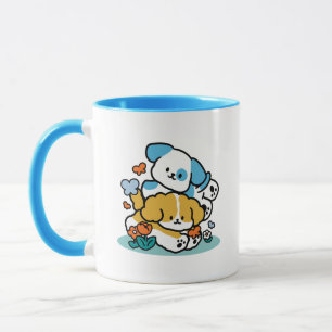 Wie glückliche Jungtiere in den Mai rollen - Niedl Tasse