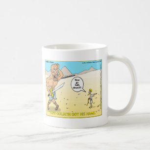 Wie Goliath seinen Namen Funny Mugs T-Shirts & Ges Tasse