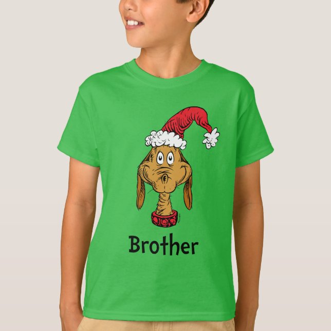 Wie Grinch Stole Weihnachten | Grinch Brother T-Shirt (Vorderseite)