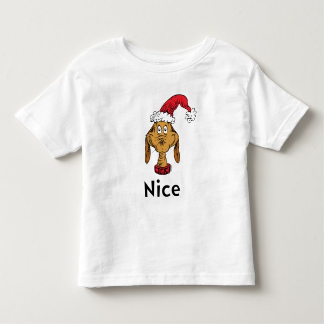 Wie Grinch Stole Weihnachten | Max ist Nice Kleinkind T-shirt (Vorderseite)
