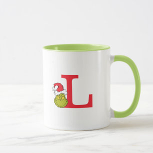 Wie Grinch Stole Weihnachten Monogramm L Tasse