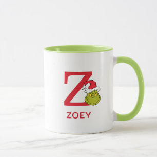 Wie Grinch Stole Weihnachten Name & Monogramm Z Tasse