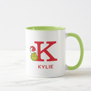 Wie Grinch Stole Weihnachten   Name und Monogramm  Tasse