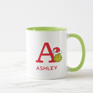Wie Grinch Stole Weihnachten   Name und Monogramm  Tasse