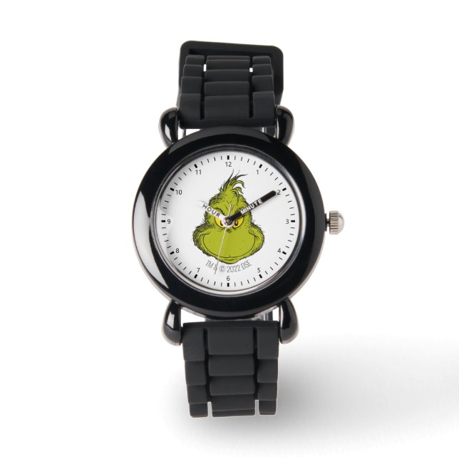 Wie Grinch Stole Weihnachts Classic Grinch Armbanduhr (Vorderseite)