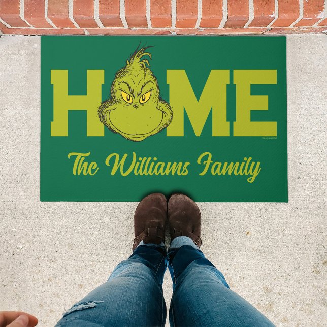 Wie Grinch Stole Weihnachts Classic Grinch Fußmatte (Doormat outside)