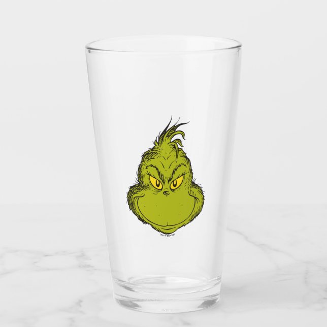 Wie Grinch Stole Weihnachts Classic Grinch Glas (Vorderseite)