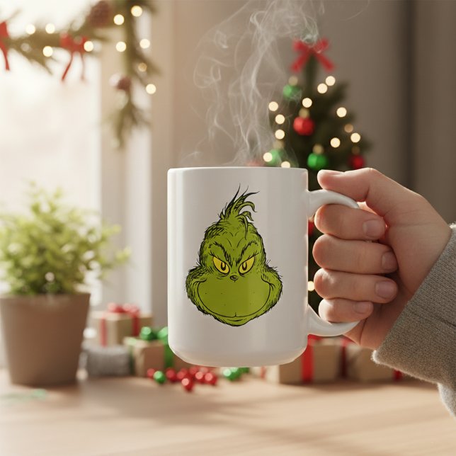 Wie Grinch Stole Weihnachts Classic Grinch Kaffeetasse (Von Creator hochgeladen)