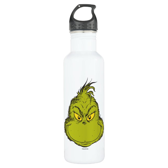 Wie Grinch Stole Weihnachts Classic Grinch Trinkflasche (Vorderseite)
