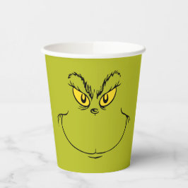 Wie grinch Stole Weihnachtsgesicht Pappbecher