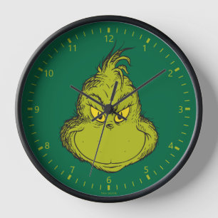 Wie Grinch Weihnachten stahl Klassischer Grinch Uhr