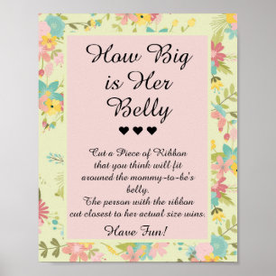 Wie groß ist ihr Babyduschenspiel? Poster