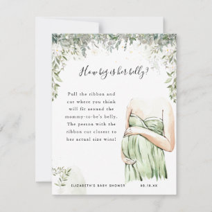 Wie groß ist ihr Bauch?   Baby Showspiel