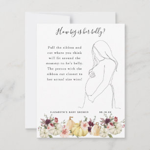 Wie groß ist ihr Bauch?   Baby Showspiel