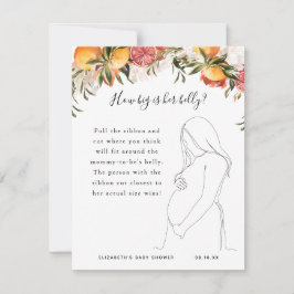 Wie groß ist ihr Bauch? | Baby Showspiel