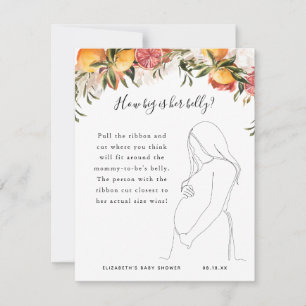 Wie groß ist ihr Bauch?   Baby Showspiel