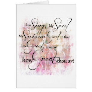 Wie großartig du bist