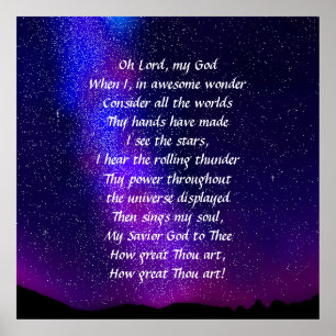 Wie großartig du bist poster