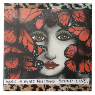 WIE GROSSES TRIVET-MUSIC IST, WAS GEFÜHLE KLINGEN FLIESE