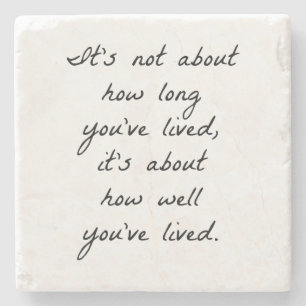 Wie gut du Marmorstein-Untersetzer gelebt hast Steinuntersetzer