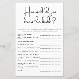 Wie gut kennen Sie das Bride Polterabend Game?