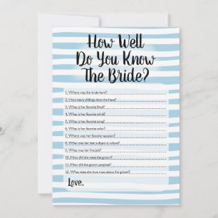 Wie gut kennen Sie den blauen Streifen? Einladung