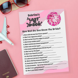 Wie gut kennen Sie die Bride Bach Game Card? Programm