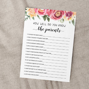 Wie gut kennen Sie die Kinderduschkarte? Einladung