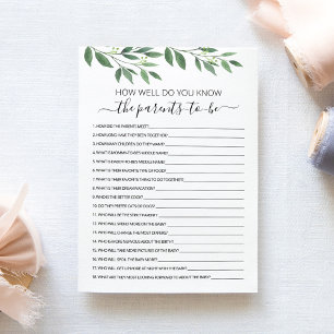 Wie gut kennen Sie die zu erwartende Elternkarte? Einladung