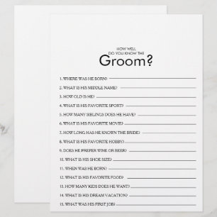 Wie gut kennst du das Game "Groom Brautparty"?
