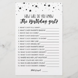 Wie gut kennst du das GeburtstagsMädchenspiel?