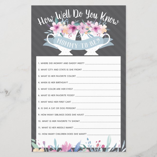 Wie gut kennst du das zukünftige Spiel? Flyer (Vorne)