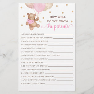 Wie gut kennst du den Teddybär der Eltern?