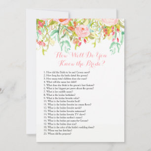 Wie gut kennst du die Braut?